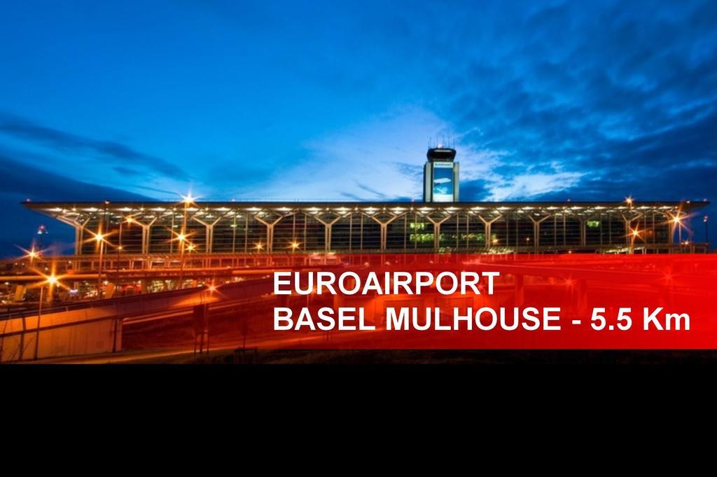 Hotel Restaurant Tivoli - Basel Airport 위냉그 외부 사진